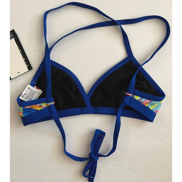 TYR DuraFast Lite Ediza Lake Triangle Tieback Top Swim Top Blue XS 0-2 - $40 - Picture 3 of 8